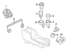 LR014014 ДОПОЛНИТЕЛЬНАЯ РОЗЕТКА LAND ROVER