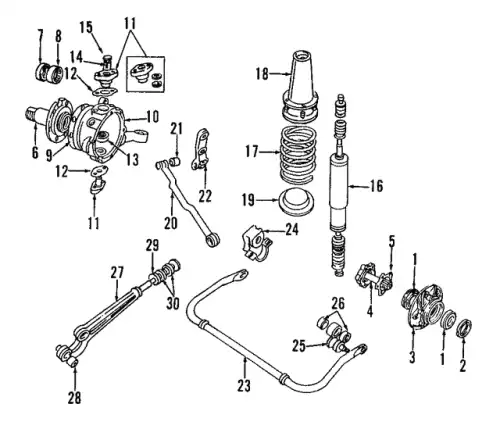  ПОДШИПНИК РАСПРЕДВАЛА FTC2065 LAND ROVER