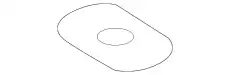 LR037508 PLATE - FRAME MOUNTING LAND ROVER
