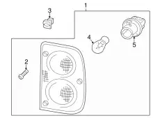 патрон лампы XBP100180 LAND ROVER