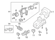 Болт рулевой колонки QRH500010 LAND ROVER