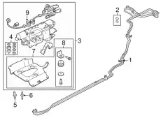 Кольцо уплотнительное автомобильное LAND ROVER RVW500010