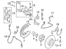 СТОПОРНОЕ КОЛЬЦО LR024505 LAND ROVER