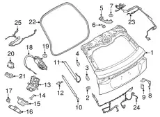  ДЕТАЛЬ RYG501160 LAND ROVER