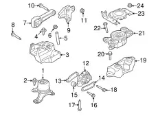 BOLT LR045671 LAND ROVER