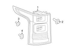  LR033409 КРЕПЕЖ LAND ROVER