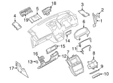  LR004023 ЗАЖИМ LAND ROVER