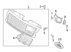 БОЛТ RYP500950 LAND ROVER