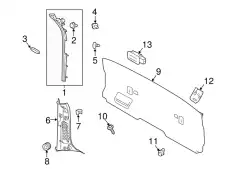 ЗАГЛУШКА LR000066 LAND ROVER
