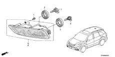 Туманка ACURA MDX 06- 33951STXA01