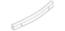 Усилитель бампера NISSAN 850321FC0A