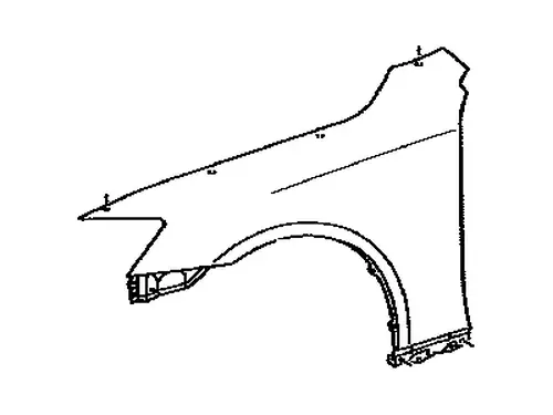 Крыло TOYOTA / LEXUS 5380253071