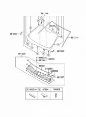 ветровое стекло / glass assy-windshield 861102H040 MOBIS