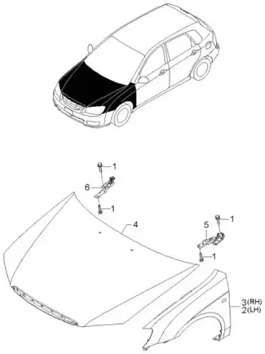 Крыло HYUNDAI / KIA 663112F010
