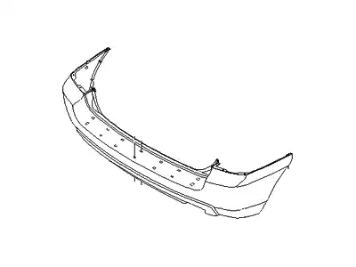 Накладка зад. бампера 866111F510 MOBIS
