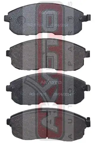Тормозные колодки дисковые AKYOTO AKD07101