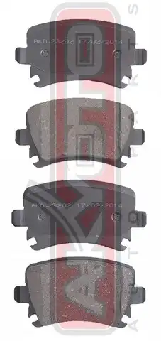 Тормозные колодки дисковые AKYOTO AKD23202