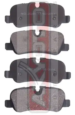 Тормозные колодки дисковые AKYOTO AKD25201
