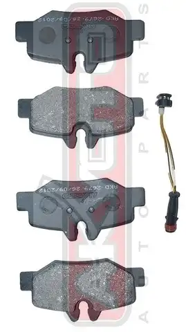 Тормозные колодки дисковые AKYOTO AKD2679