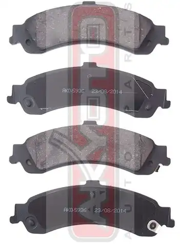 Тормозные колодки дисковые AKYOTO AKD5936