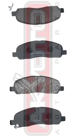 Тормозные колодки дисковые AKYOTO AKD1203