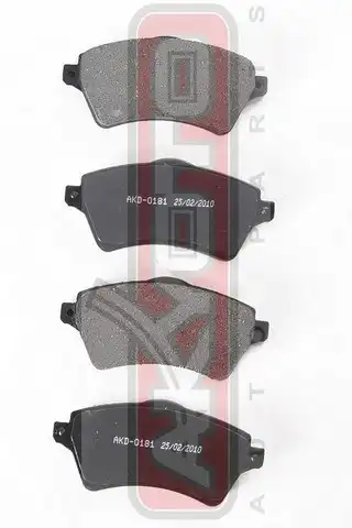 Тормозные колодки дисковые AKYOTO AKD0181