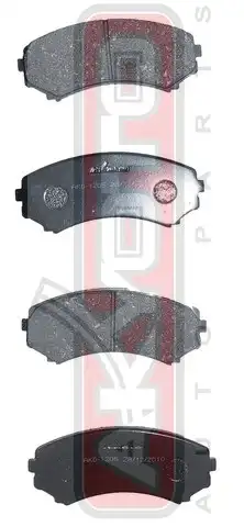 Тормозные колодки дисковые AKYOTO AKD1205
