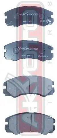 Тормозные колодки дисковые AKYOTO AKD1343