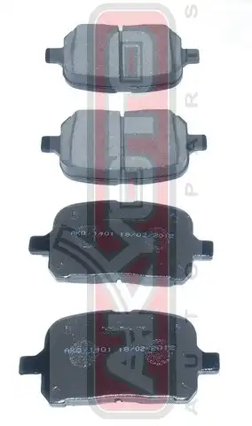 Тормозные колодки дисковые AKYOTO AKD1401