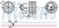 Вентилятор отопителя NISSENS 87154