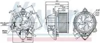 Вентилятор отопителя NISSENS 87130