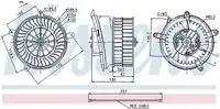 Вентилятор отопителя NISSENS 87152