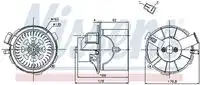 Вентилятор отопителя NISSENS 87138