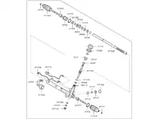 Рулевая рейка KIA 577101D010
