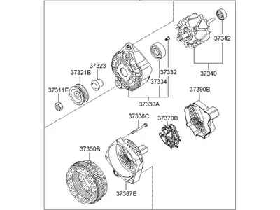 Генератор HYUNDAI / KIA 3730026100