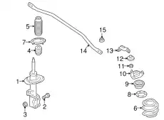 H STRUT ASSY-FR,RH 546612M650 HYUNDAI