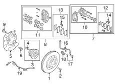 FRT CALIPER KIT(RH) 581902MA00 HYUNDAI