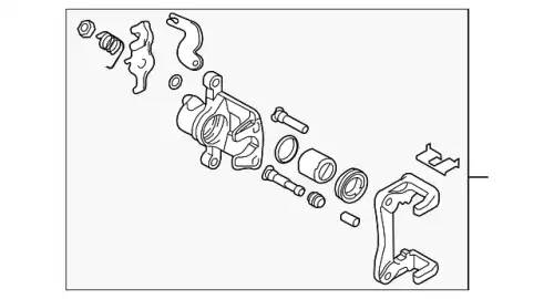 RR CALIPER KIT-RH 583112CA31 HYUNDAI