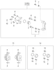 Суппорт тормозной HYUNDAI / KIA 581803CA00