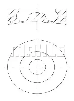 деталь 681 12 00 MAHLE