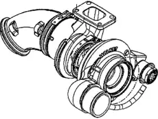 турбокомпрессор 5143256AA CHRYSLER