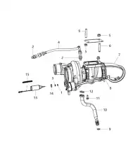 турбокомпрессор 5143256AA CHRYSLER