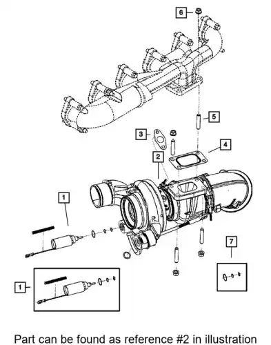 турбокомпрессор R5143256AA CHRYSLER