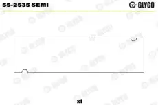 вкладыши PL-B !4x/6x \ MB LP 3.8D-6.0TDi OM314-OM366 64> unb (1) 55-2535 SEMI GLYCO