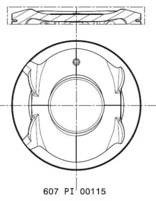 Деталь 607 PI 00115 000 MAHLE