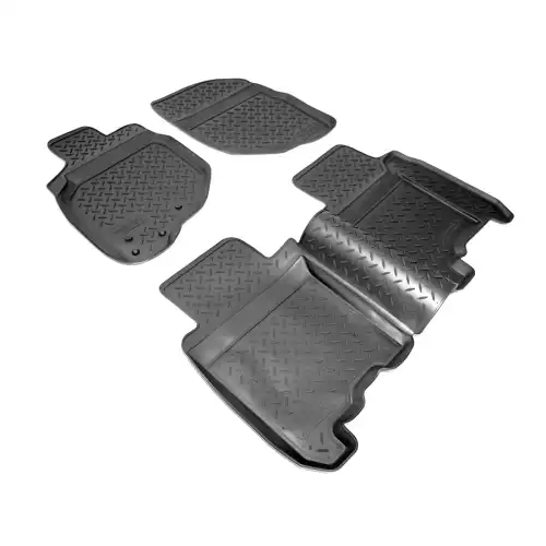 Коврики в салон NORPLAST NPL-PO-30-30 Honda Jazz 2002-2009 4 шт., черный
