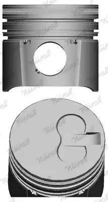 поршень Peug 87-105500-00 NURAL