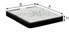 Салонный фильтр GOODWILL AG577CF