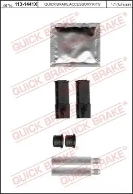 РЕМКОМПЛЕКТ НАПРАВЛЯЮЩИХ СУППОРТА 113-1441X QUICK BRAKE