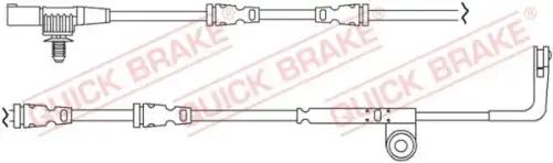 Датчик тормозных колодок QUICK BRAKE WS0261A